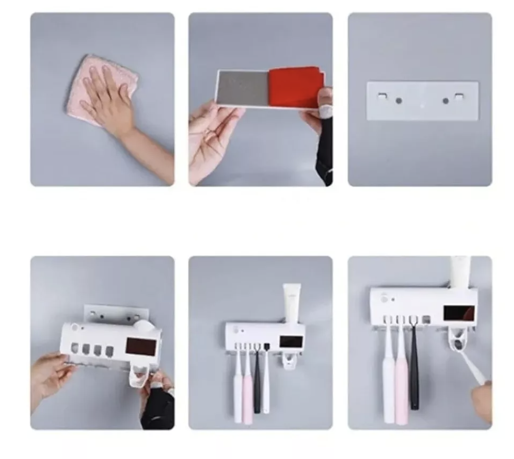 Miniatura 3 de Portacepillos + Dispensador Crema Dental